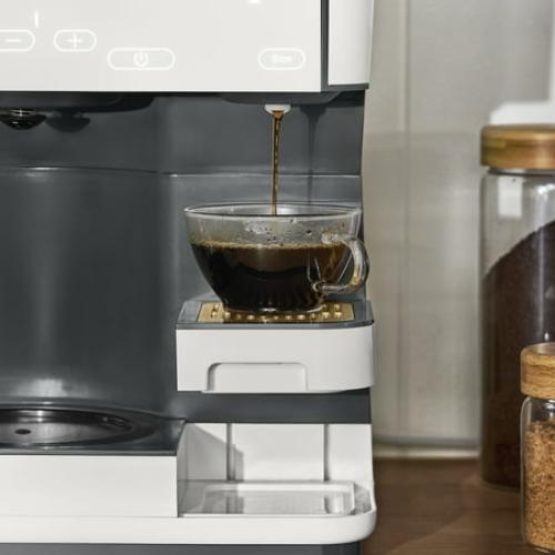 Beautiful Multi-Brew 12-Cup Programmable Drip & Single-Serve Coffee Maker, Black sesame by Drew Barrymore