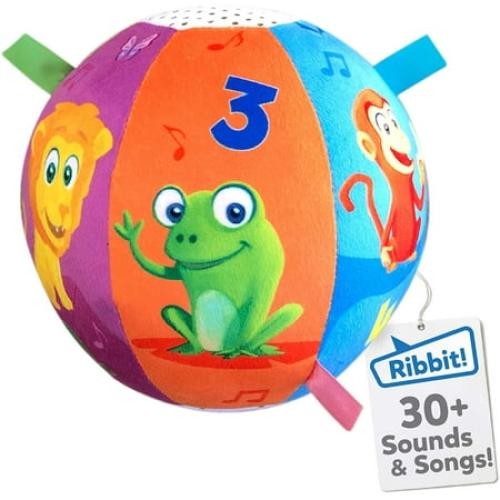 Move2Play, Toddler & Baby Ball with Music and Sound Effects, Baby Toy for 6 to 12 Months, Boy and Girl 1 Year Old Birthday Gift