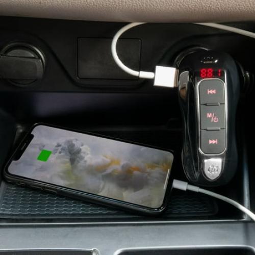 Bracketron Roadtripper Sound Bluetooth Enabled FM Transmitter Connect Phone Audio to Cars Trucks RVs Buses Boats Radio Speakers