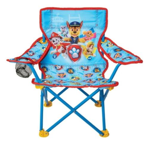 Paw Patrol Portable Fold N Go Chair with Carry Bag for Kids, Great for Soccer, Camping and most Outdoor and Indoor Activities
