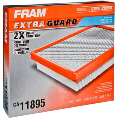 FRAM Extra Guard CA11895 Advanced Filter Media Engine Air Filter For 2016-2023 Toyota Tacoma