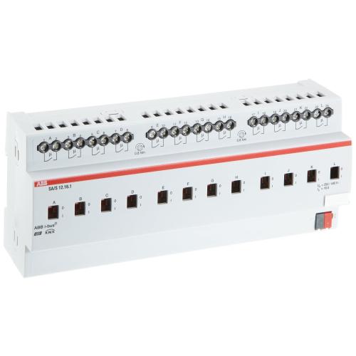 ABB SA/S12.16.1 EIB/KNX Switch Actuator, 16 A, REG, 12 Gang