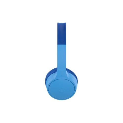 Color Blue Belkin SoundForm Mini - Headphones with mic - on-ear - Bluetooth - wireless, wired - 3.5 mm jack - blue