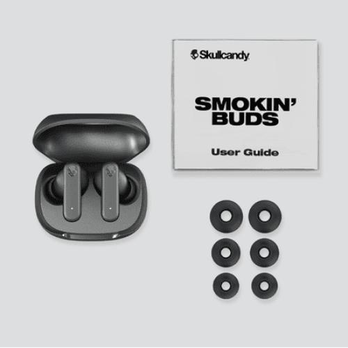 Skullcandy Smokin' Buds XT True Wireless in-Ear Earbuds, Black