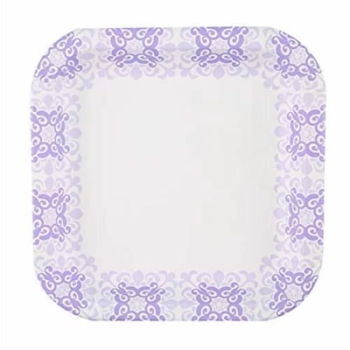 Brand Buzz Glad Everyday Paper Disposable Plates - Pack of 50