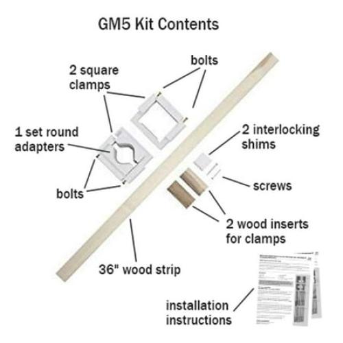 No Hole Stairway Baby Gate Mounting Kit By Safety Innovations