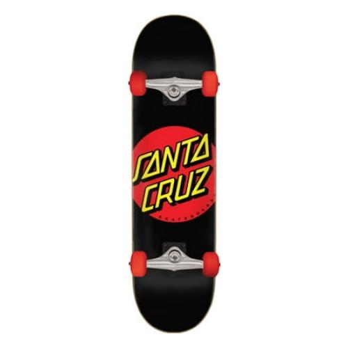 santa cruz classic dot super micro sk8 completes 7.25in x 27.00in