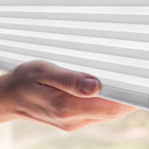 Home Decorators Collection Shadow White Cordless Blackout Cellular Shades for Windows - 31 in. W x 48 in. L (Actual Size 30.75 in. W x 48 in. L)