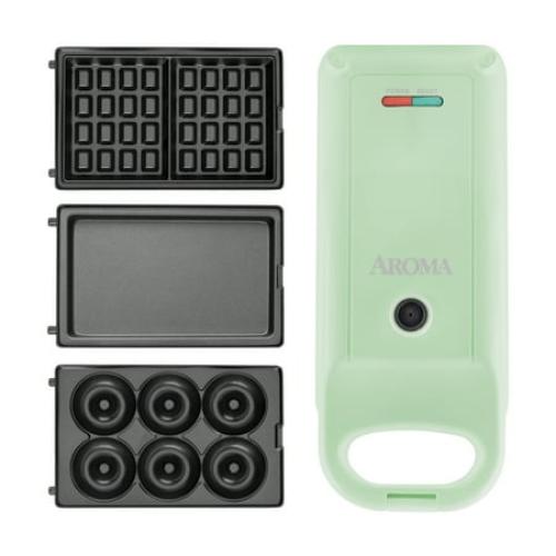 Aroma Swap & Flip Waffle Maker, New