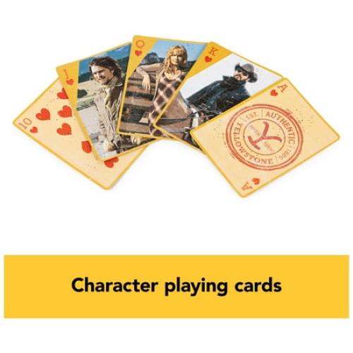 Spin Master Games, Yellowstone, 200-Piece Poker with Custom Carrying Case, Ages 16 and up