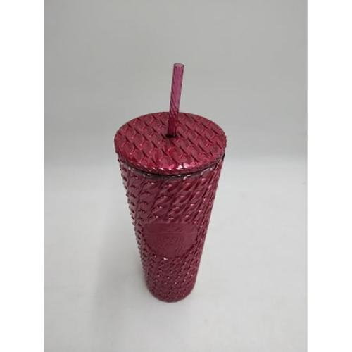 Starbucks Chain Link Burgundy Red 24 Ounce Venti Tumbler