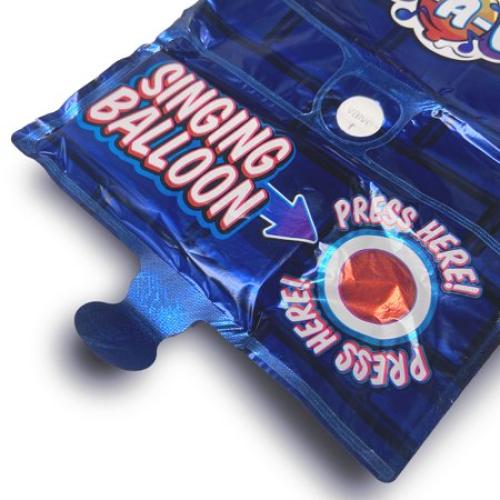 Best Party Ever Tune-a-Loons 50 Cent in Da Club Mylar Singing Blue Birthday Balloon, 27 in