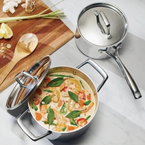 Tramontina 4 Piece Tri-Ply Clad Sauce Pan Set