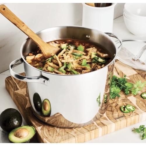 Tramontina 8-Quart Stainless Steel Tri-ply Base Multicooker with Pasta Insert
