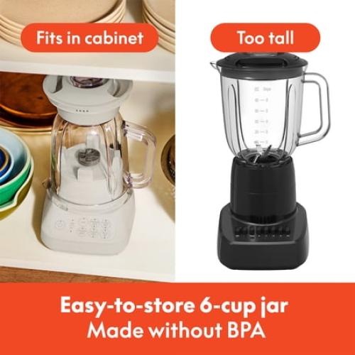 bella Flip & Store Blender, Fits-anywhere™ kitchenware, Oatmilk❗MAY HAVE MISSING PIECES/NEEDS CLEANING❗