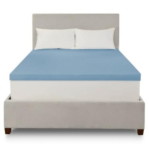 Size full Mainstays 3 Memory Foam Mattress Topper, Full
