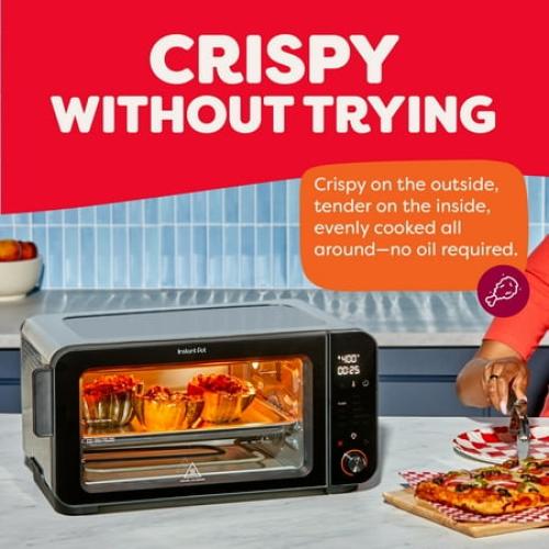 Instant Pot® InstantHeat™ 6-Slice Air Fryer Toaster Oven, Stainless Steel