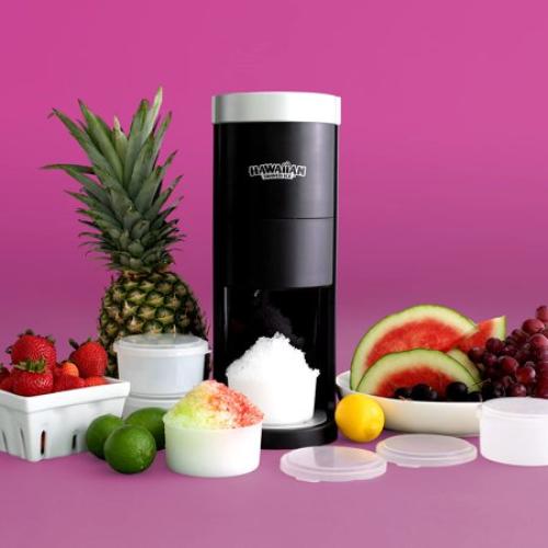 Hawaiian Shaved Ice Home-Pro Shaved Ice and Snow Cone Maker, Black