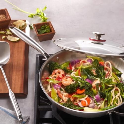 MIU Stainless 13 Steel Wok