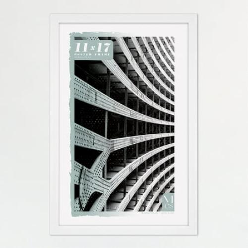 MCS Foundation 16x24 Poster Frame Traditional Brass, Vertical & Horizontal Wall Hanging Large Picture Frame for Photos, Posters & Art Prints (1-Pack)