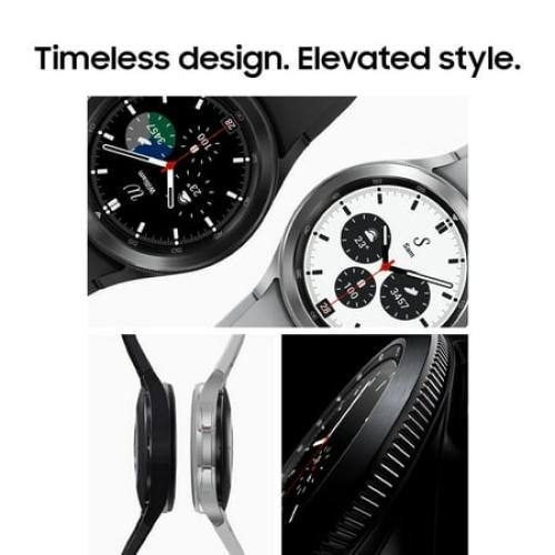 Samsung Galaxy Watch4 Classic Stainless Steel Smart Watch, 46mm, Bluetooth, Black