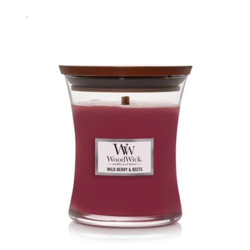 WoodWick Medium Hourglass Candle, Wild Berry & Beet
