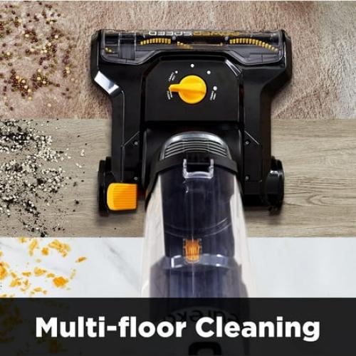 EUREKA NEU181D PowerSpeed Lightweight Powerful Upright Vacuum Cleaner for Carpet and Hard Floor, Pet Turbo, Black,Yellow