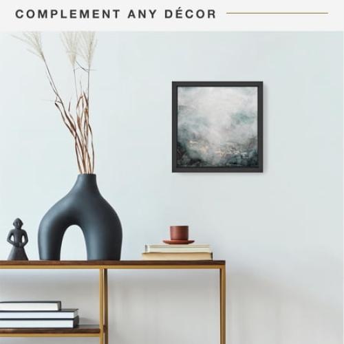 MCS Canvas Float Frames 16x20 Frame, Black Frame for Finished Canvases, Vertical & Horizontal Wall Hanging Large Frame with Adhesive for Canvas Paintings (1-Pack)