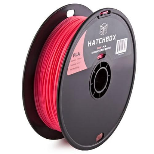 HATCHBOX 3D PLA-1KG1.75-PNK PLA 3D Printer Filament, Dimensional Accuracy  /- 0.05 mm, 1 kg Spool, 1.75 mm, Pink