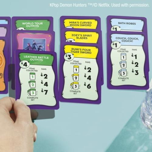 Monopoly Deal: KPop Demon Hunters Card Game, 15 Mins., Family Games for Kids and Teens, Ages 8 and up