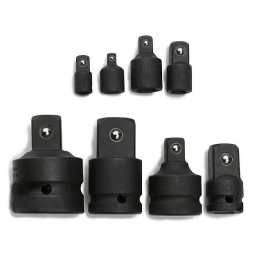 Sizes 1/4”, 3/8”, 1/2, 3/4”, 1 NEIKO 30223A 8 PC Impact Socket Adapter Set, Standard SAE, Cr-V Steel, Impact Driver & Wrench Conversion Kit, Locking Impact Socket Adapters & Reducer Set, Ball Detent, 1/4”, 3/8”, 1/2, 3/4”, 1”