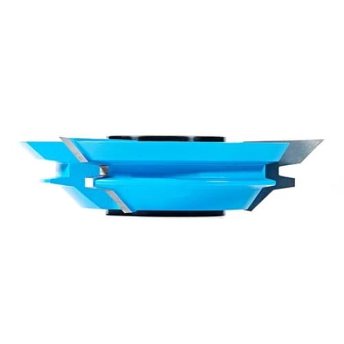 Amana Tool SC619 Carbide Tipped 3-Wing Lock Miter 45 Deg Angle x 4-17/32 D x 1 CH x 1 & 1-1/4 Bore Shaper Cutter