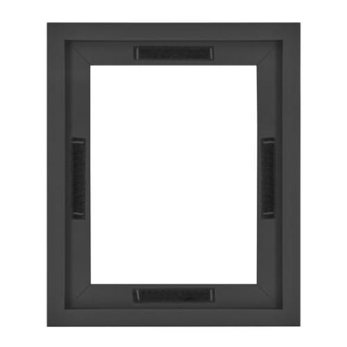 MCS Canvas Float Frames 16x20 Frame, Black Frame for Finished Canvases, Vertical & Horizontal Wall Hanging Large Frame with Adhesive for Canvas Paintings (1-Pack)