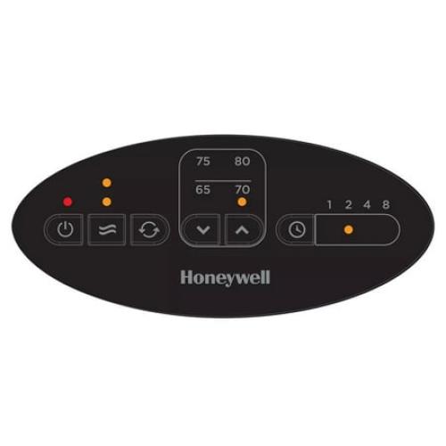 HCE309B Black 1500W Electric 2 Speed Programmable Ceramic Space Heater for Medium-to-Large Rooms