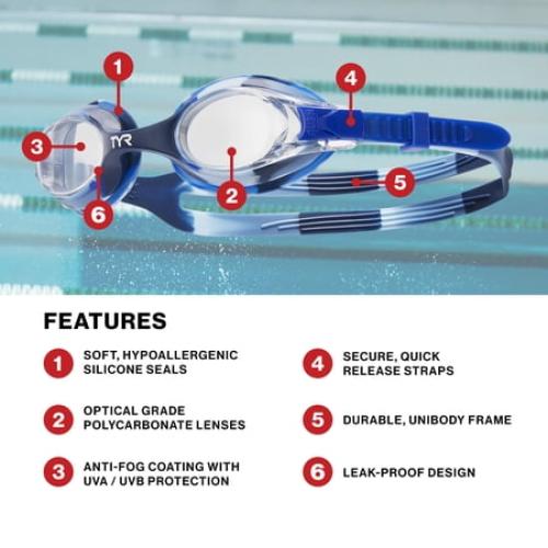 TYR Kids' Swimple Tie Dye Goggle