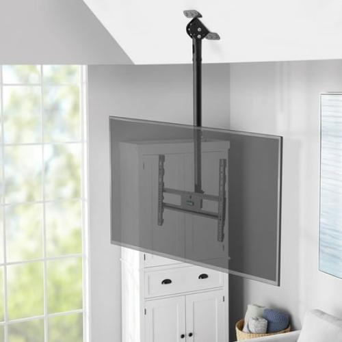 onn Full Motion Ceiling TV Mount for 26 to 65 TVs, UL Listed, Holds up to 110 lbs