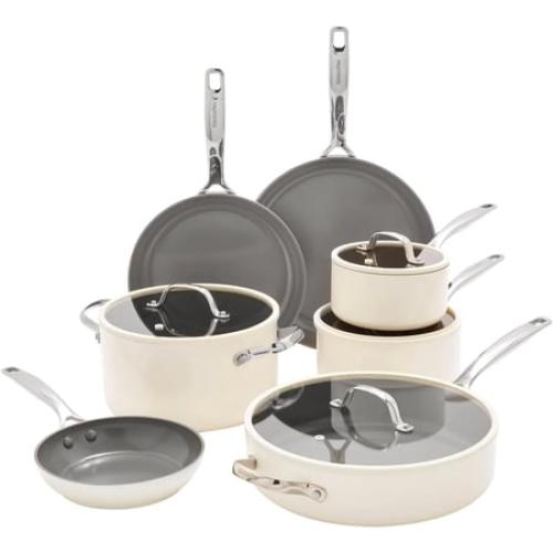 Eras Ceramic Non-Stick  Cookware Set GreenPan (8 pieces)