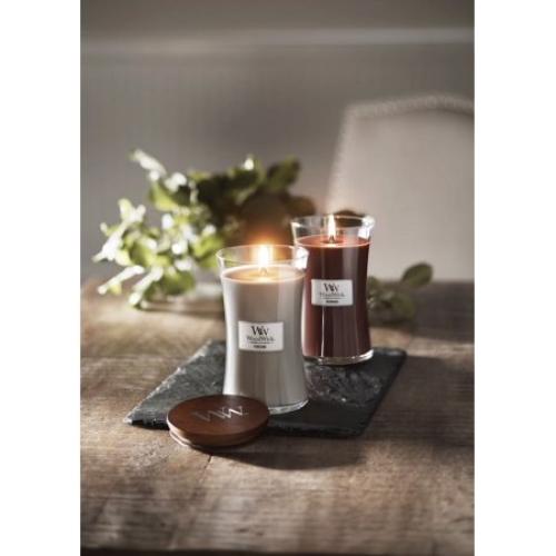 Woodwick Large Hourglass Candle, Redwood, 21.5 oz