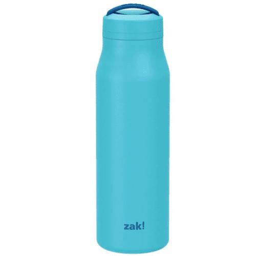 Zak! Stainless Steel Water Bottle Leak-Proof Vacuum Insulated Aqua/Teal 20z