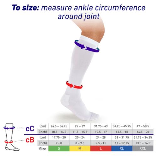 Neo G Post Surgical Knee High Anti-Embolism Stockings (18mmHg) - XLarge, White