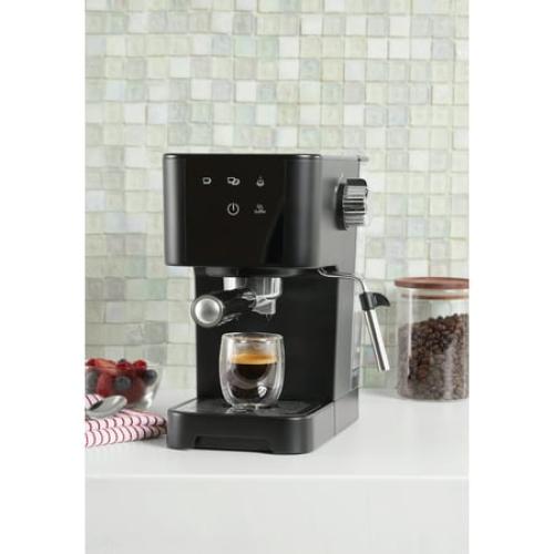 Mainstays Espresso Maker, Matte Black, 950 Watts, 15 Bar