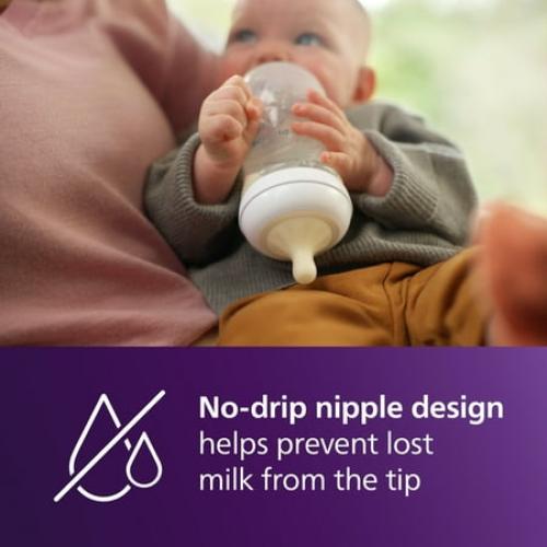 Philips Avent Natural Response Nipple, Slow Flow (Flow 2), SCY962/44