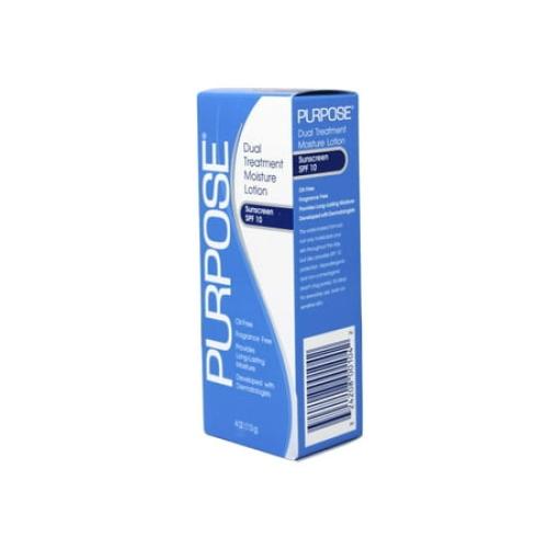 Bausch   Lomb Purpose Skincare Kit: Gentle Cleansing Wash, 6 fl oz & Dual Treatment Moisture Lotion with SPF 10, 4 oz - Dermatologist Developed, Oil-Free 1 Each