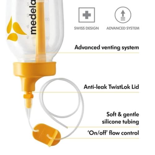 Medela Supplemental Nursing System (SNS) Specialty Nursing Device for Breastfeeding or Chestfeeding 00901S