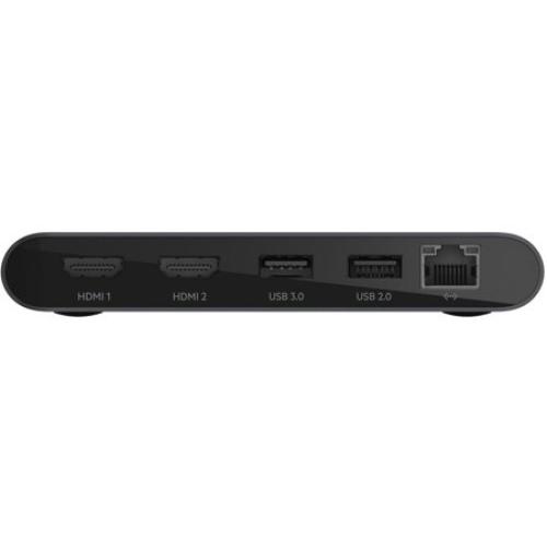 Belkin Thunderbolt 3 Dock Mini HD With Thunderbolt 3 Cable - Usb C Hub - Usb C Docking Station For Macos & Windows, Dual 4K @60hz, 40Gbps Transfer Speed, With Ethernet Port, BLACK