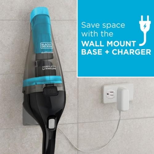 BLACK DECKER Classic Dustbuster Cordless Hand Vacuum, Lightweight for Car & Home, HNVC220BCZ00W
