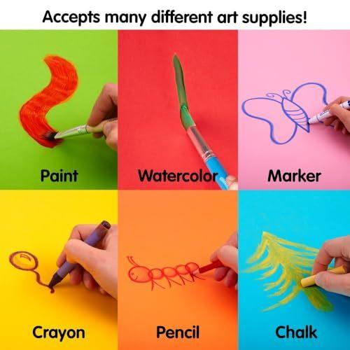 Colorations Prima-Color Fade-Resistant Paper Rolls Lime Green Arts and Crafts 48 x 60' Drawing Finger Painting Paint Watercolor Wall Art Bulletin Boards Kids Crafts - RESISTLI