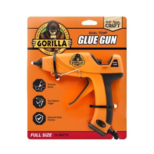 Gorilla Glue Orange and Black Dual Temp Full-Size Hot Glue Gun