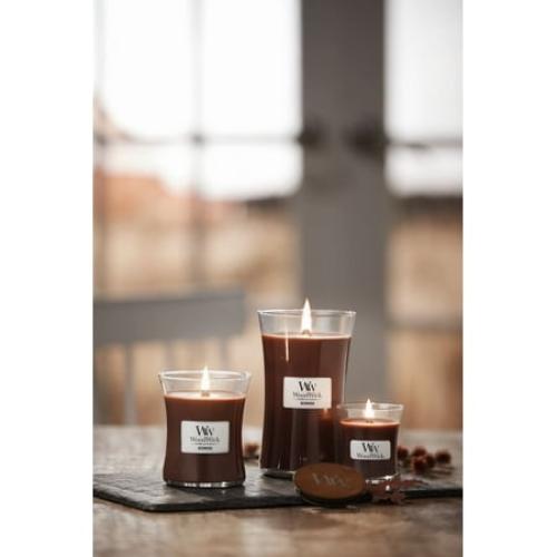Woodwick Large Hourglass Candle, Redwood, 21.5 oz