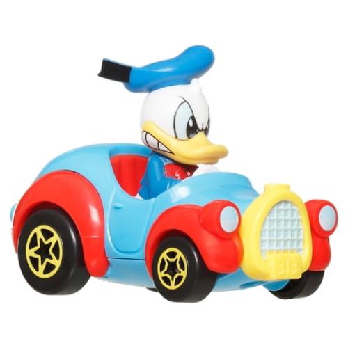 Hot Wheels RacerVerse Die-Cast Cars, Set of 2 Toy Vehicles with Character Drivers Optimized for RacerVerse Track (Styles May Vary)